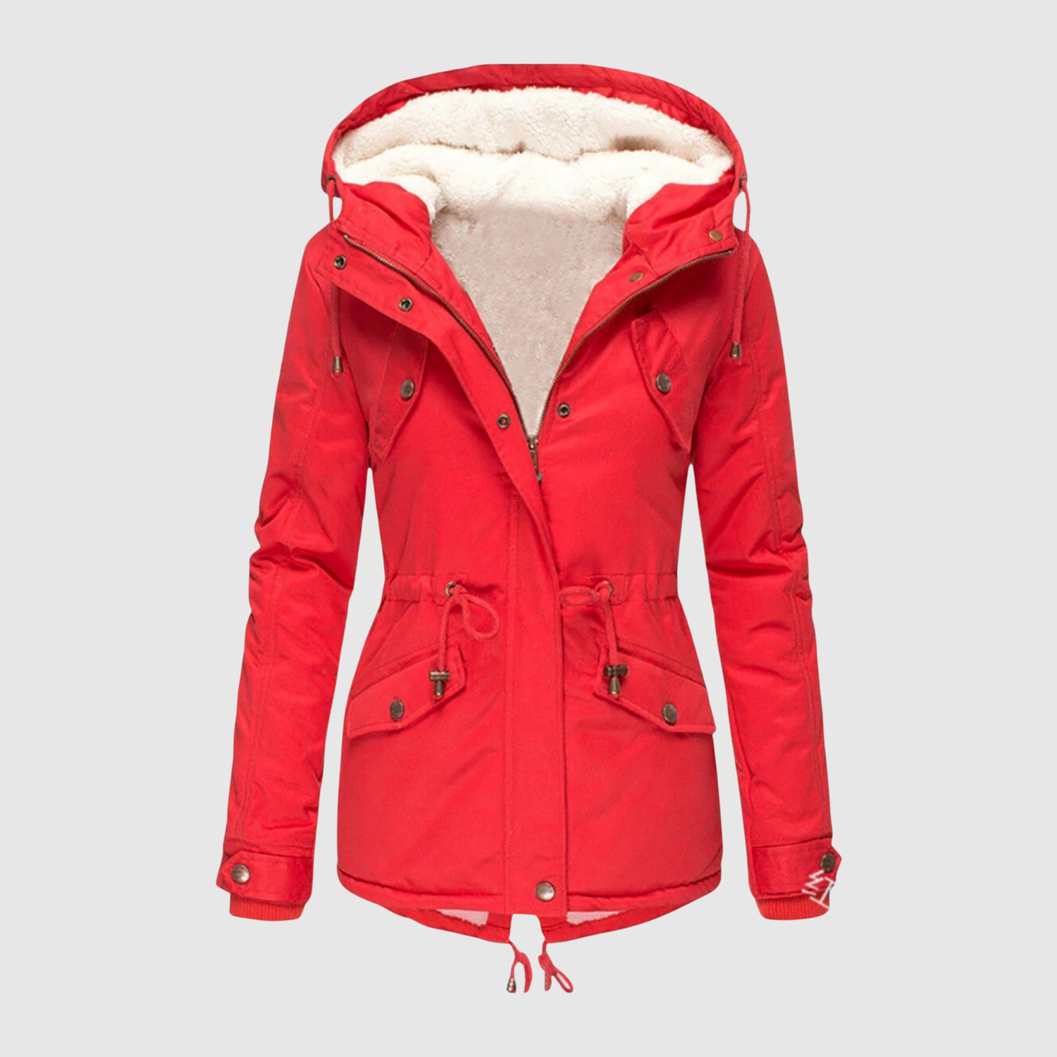 Jelena – Parka d'hiver avec capuche et doublure en polaire