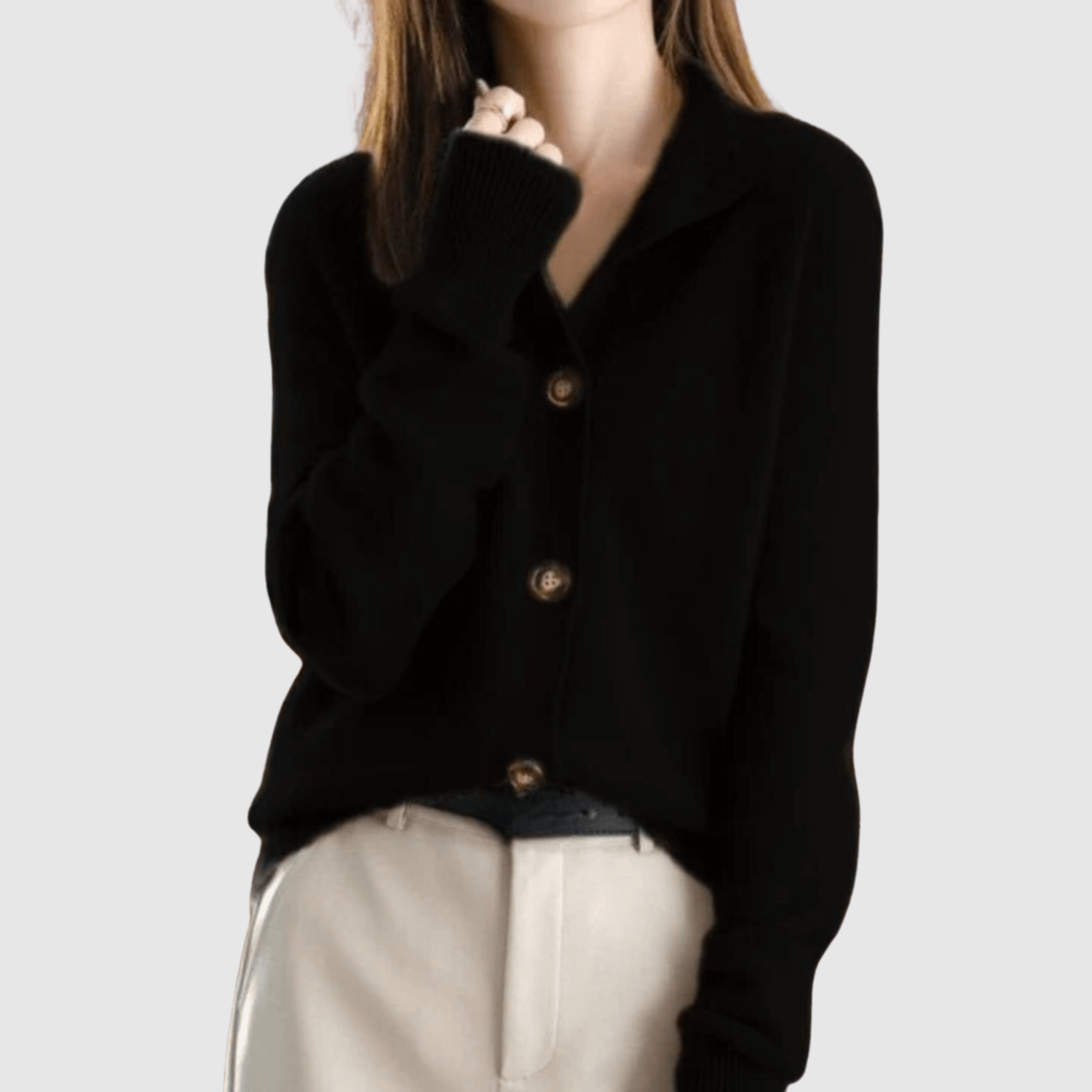 Nora – Gilet tressé élégant