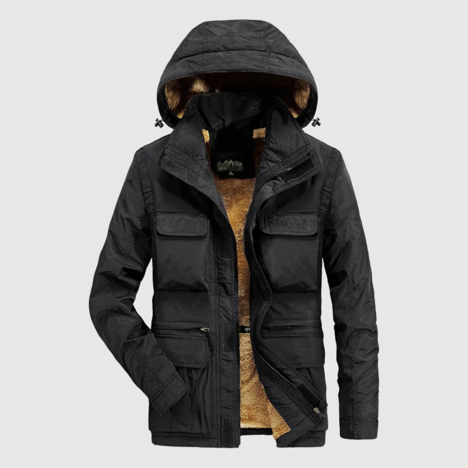 Marek – Veste d'hiver imperméable avec doublure chaude