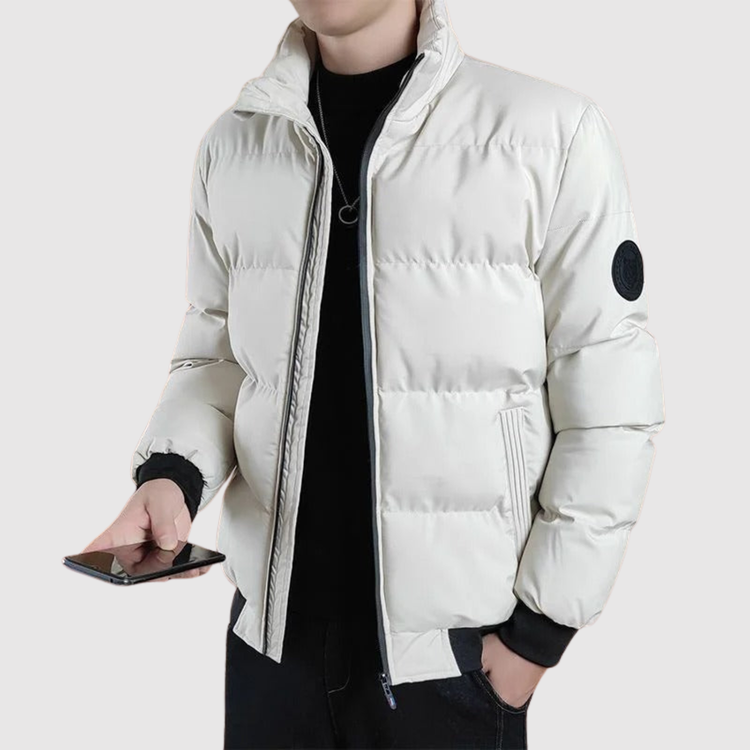 Marek – Veste d'hiver quotidienne avec doublure