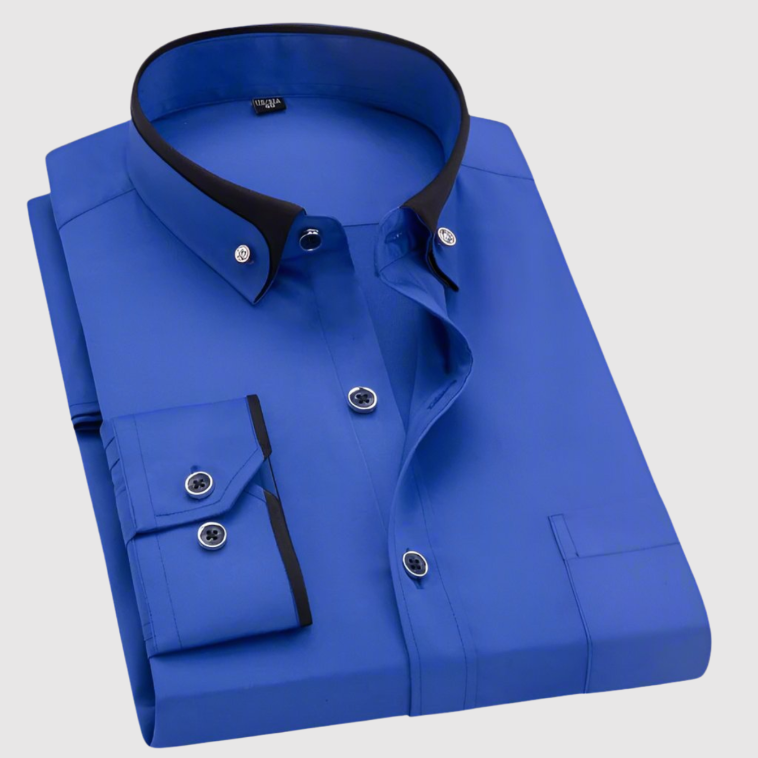 Lucas – Chemise élégante avec un motif contrasté moderne