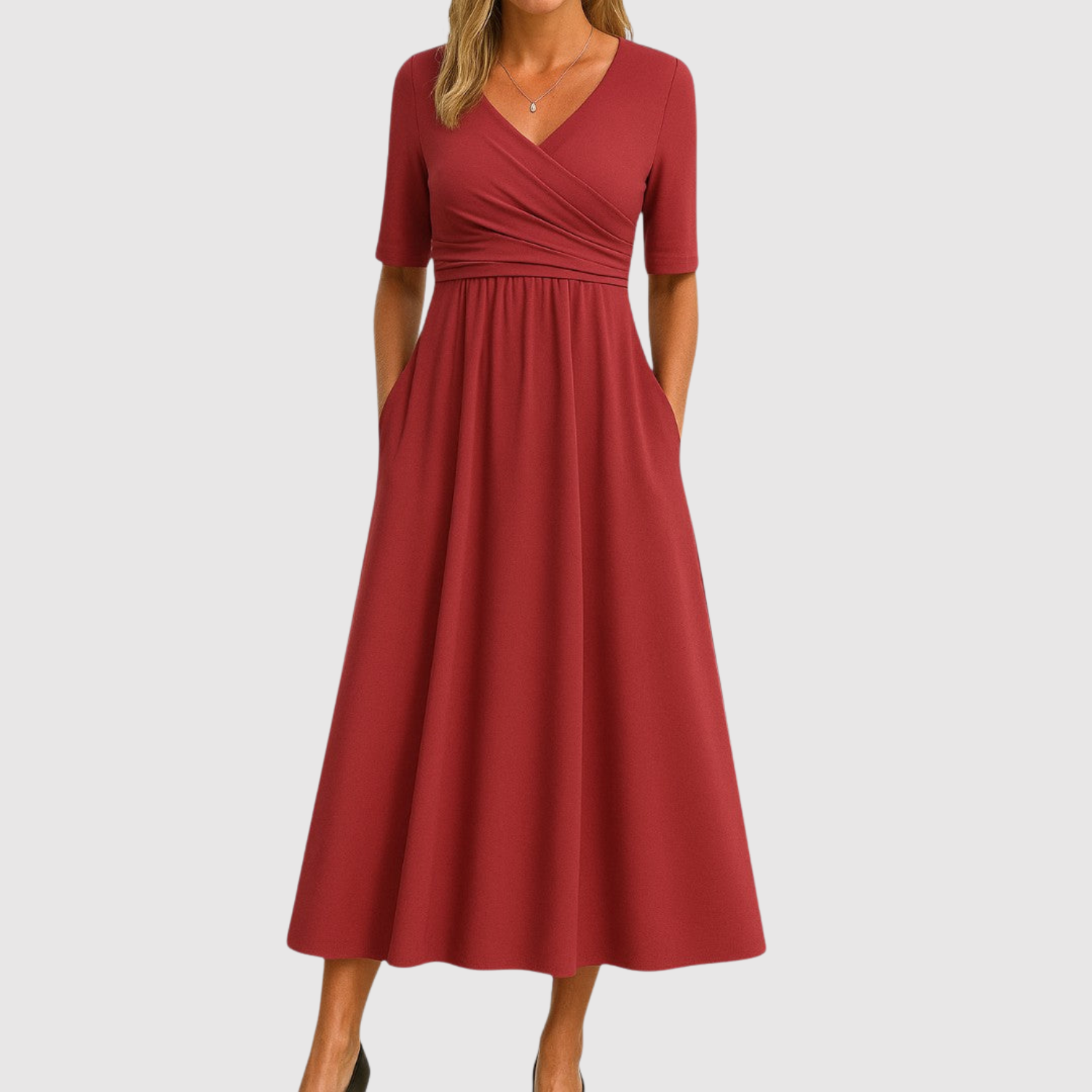 Léna – Robe quotidienne évasée