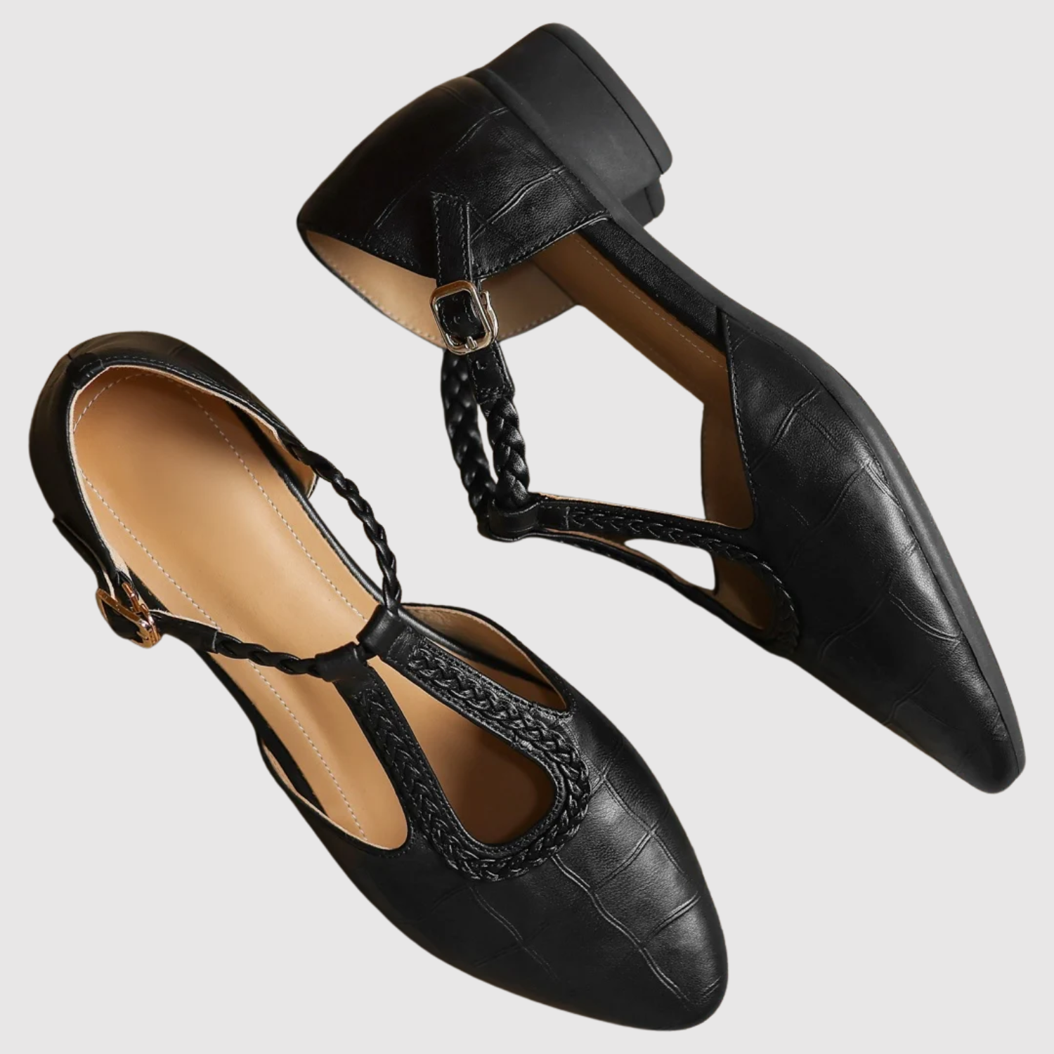 Colette – Chaussures rétro avec sangle en T