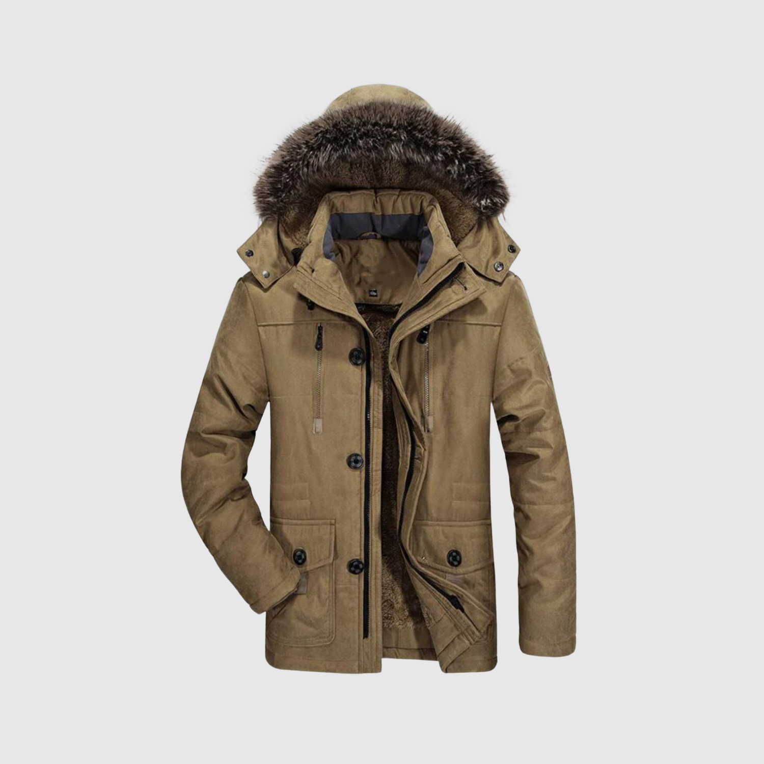 Marek – Veste d'hiver Nordic Parka avec isolation synthétique