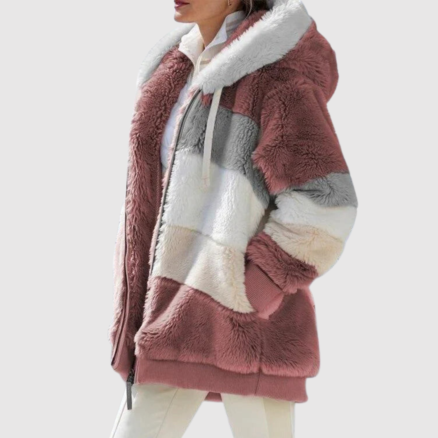 Jelena - Manteau d'hiver confortable et moderne