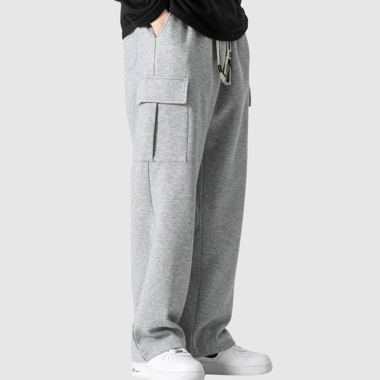 Mathis – Pantalons de training oversize à coupe décontractée