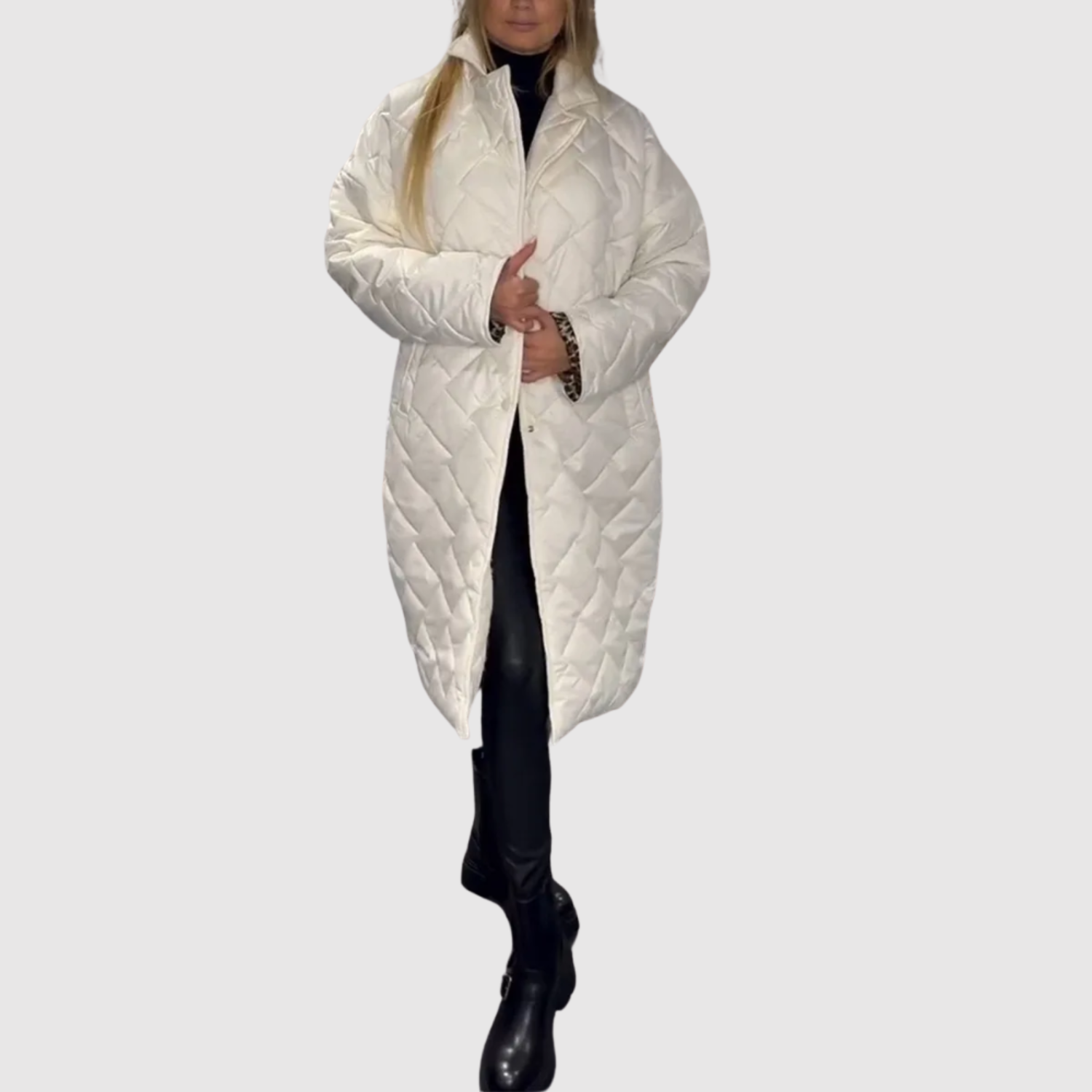Jelena - Manteau matelassé réversible
