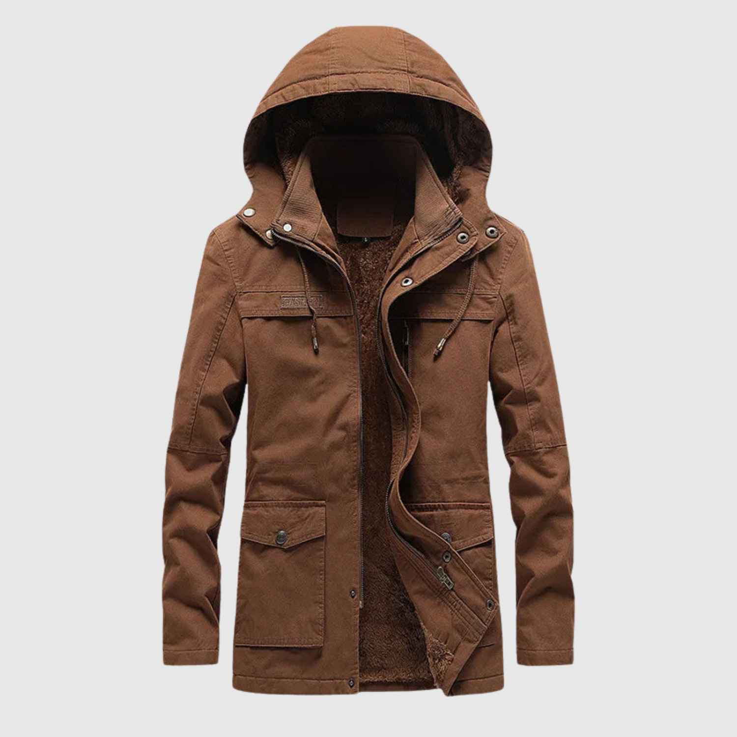 Marek – Veste d'hiver avec doublure et capuche moderne