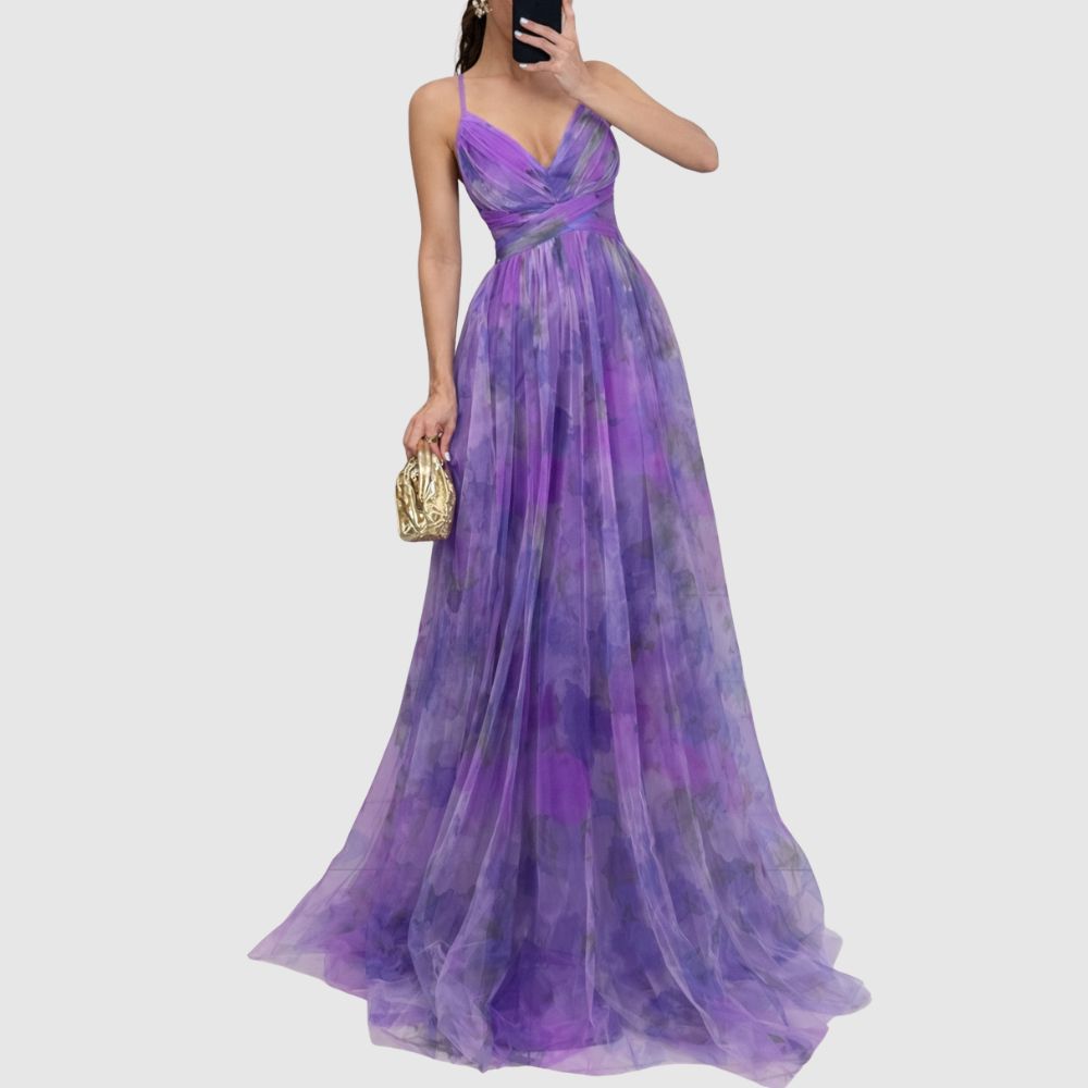 Zoé - Robe longue fluide au style aérien