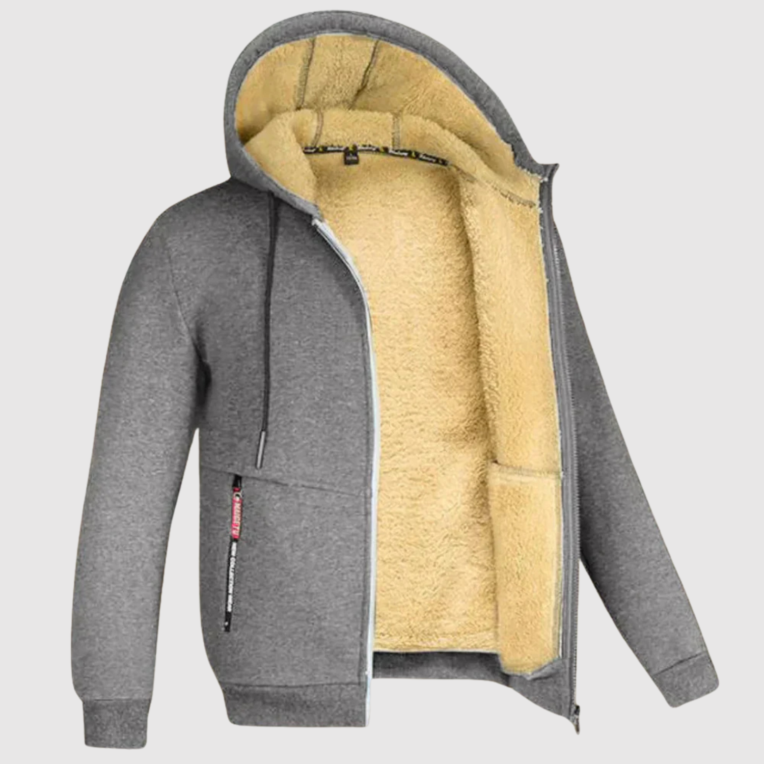 Marek - Sweat à capuche avec doublure en sherpa