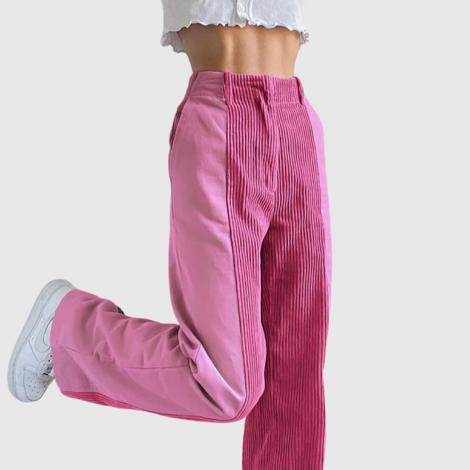 Mira – Pantalon en velours à coupe confortable
