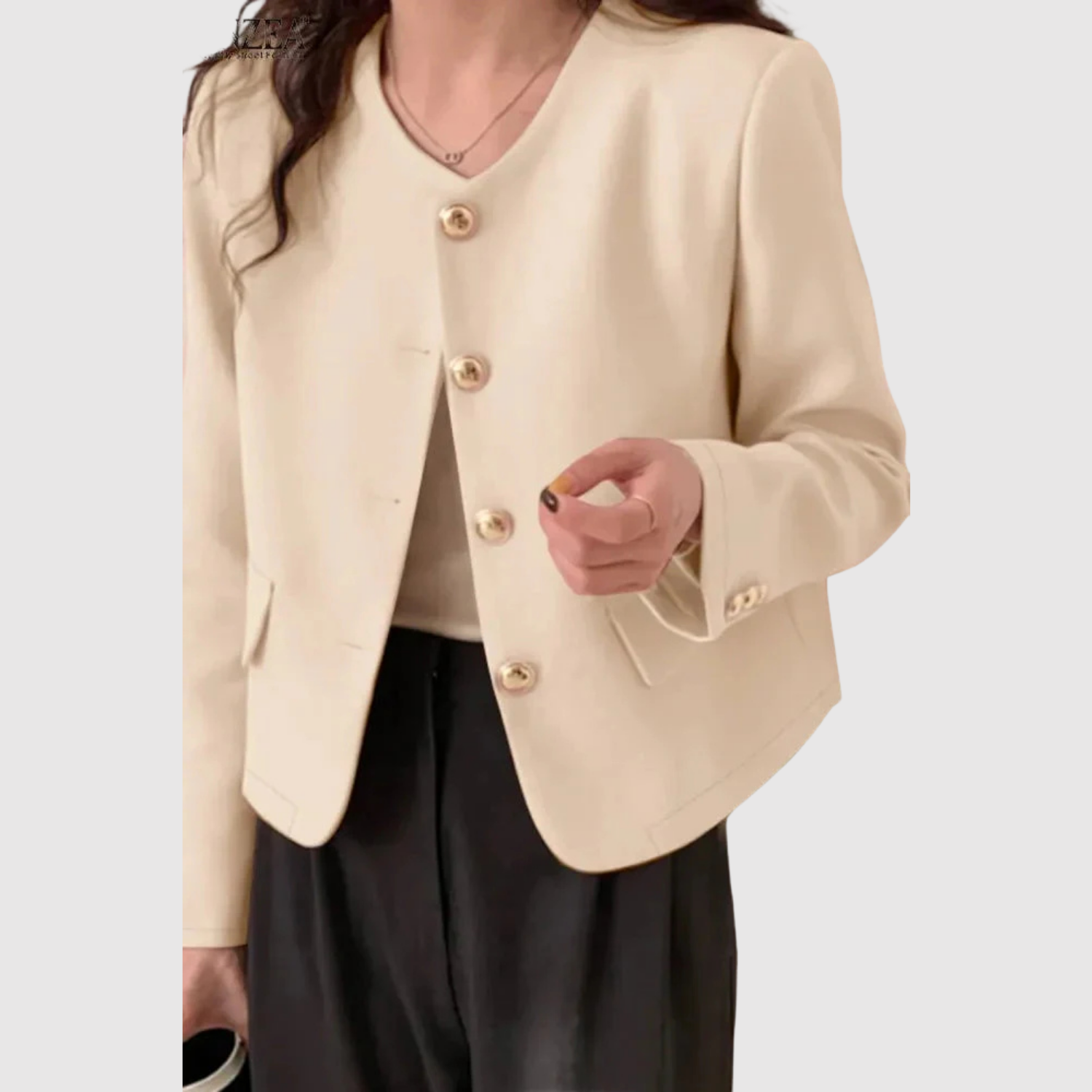 Silvie – Blazer court avec une élégance minimaliste