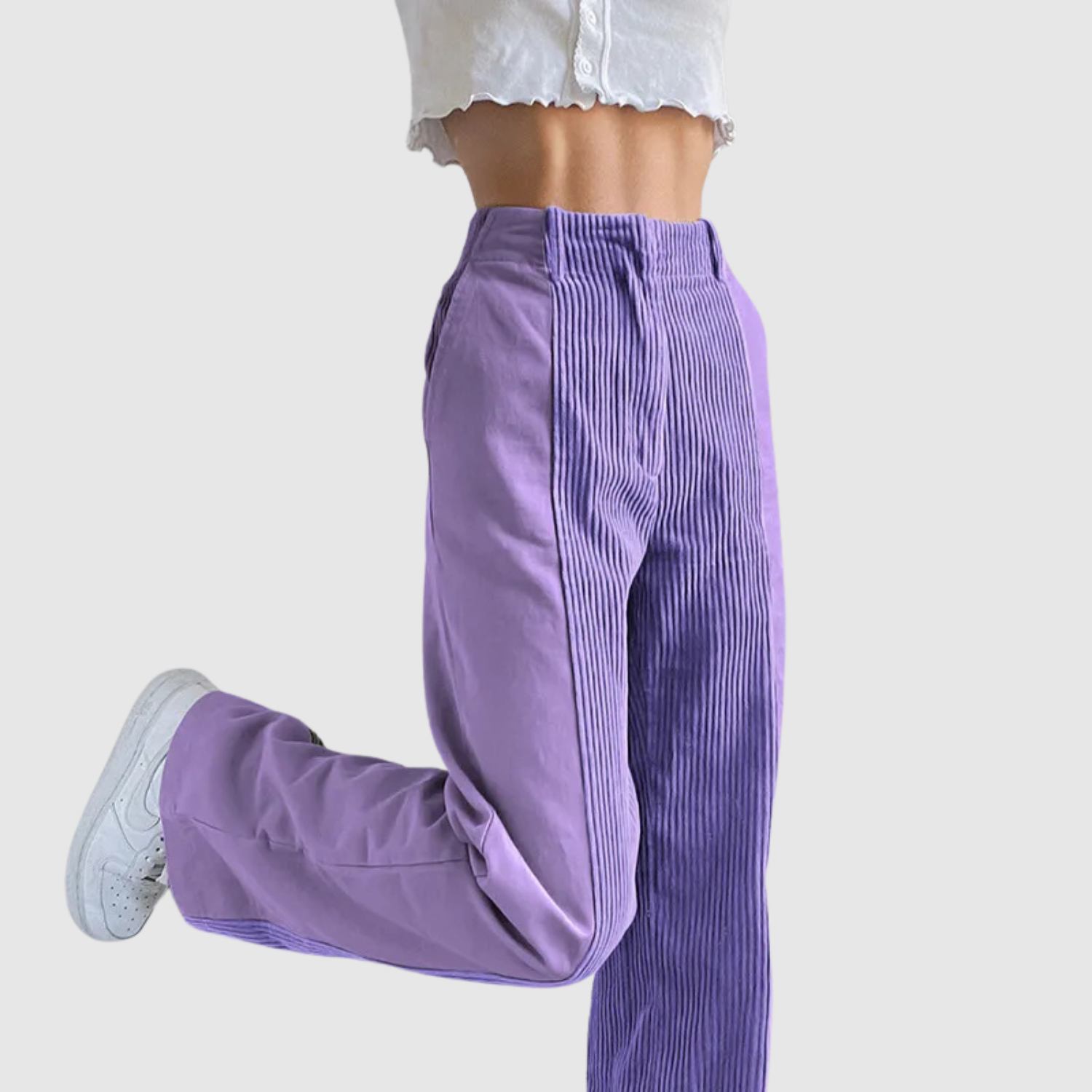 Mira – Pantalon en velours à coupe confortable