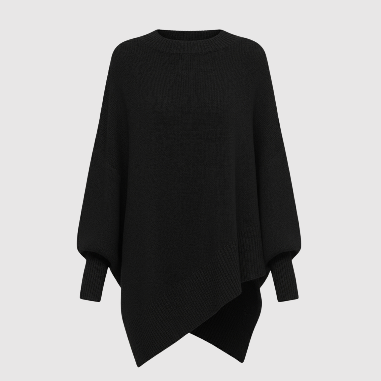 Amelia - Poncho tressé élégant avec une ligne moderne
