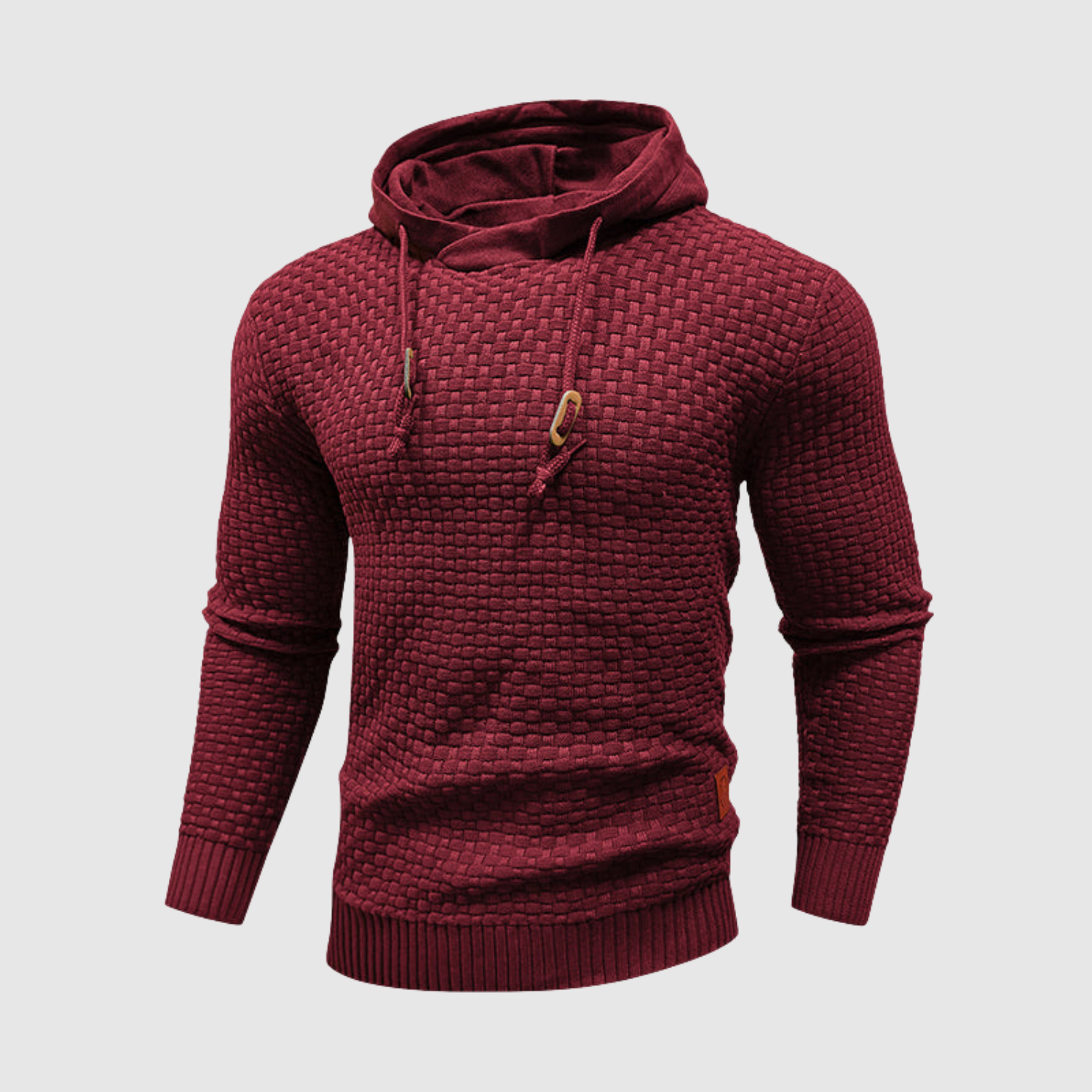 Daniel – Pull en tricot pour homme avec capuche et cordons