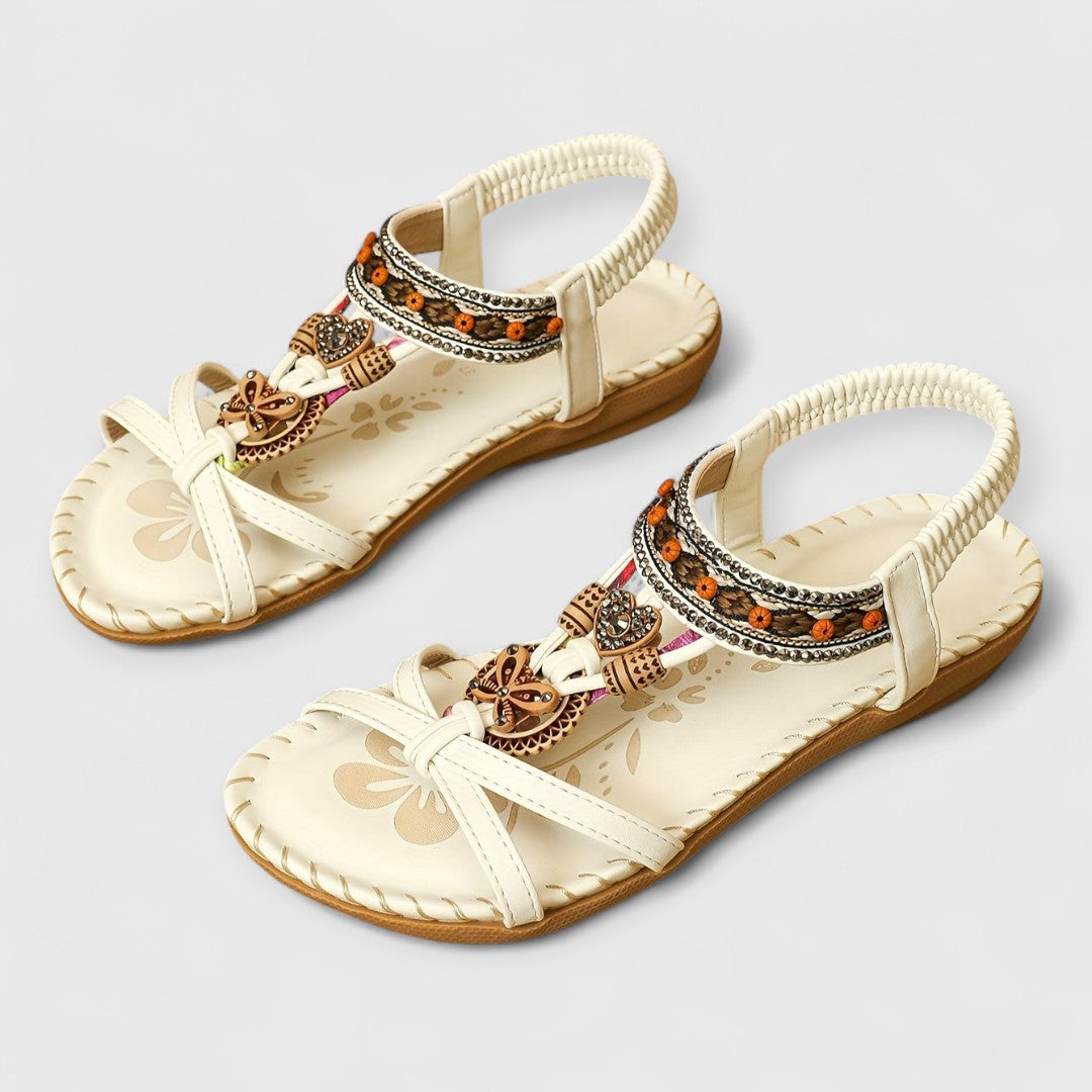 Léa – Sandales boho plates
