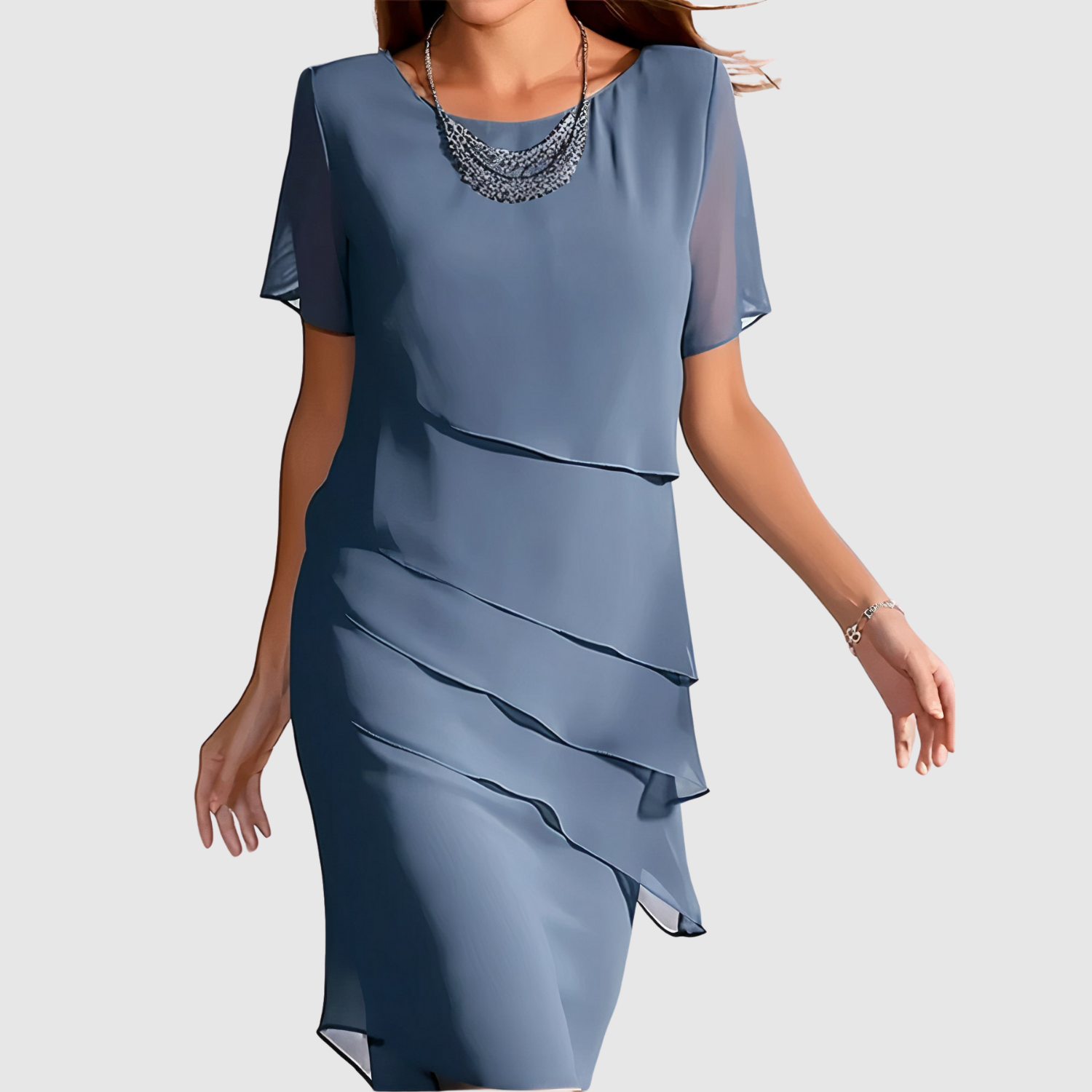 Amélie – Robe élégante au design en couches