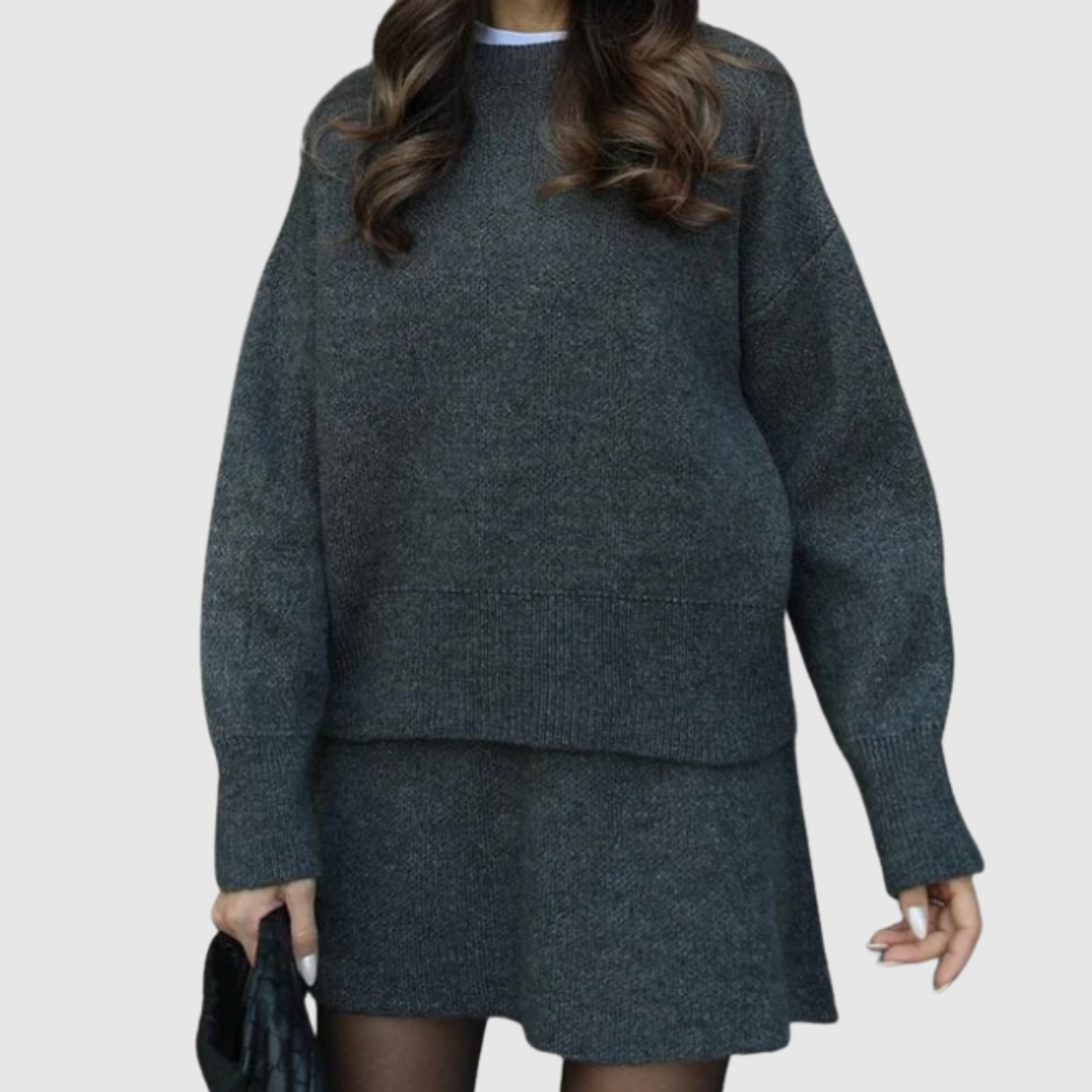 Inès - Ensemble élégant pour femme avec veste et jupe