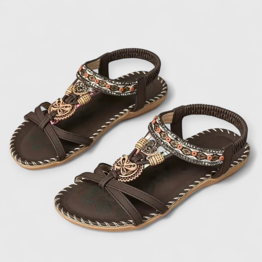 Léa – Sandales boho plates