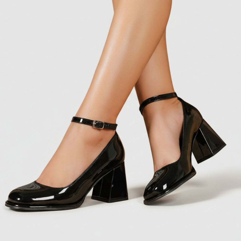 Magdalena – Escarpins élégants à talon avec sangle