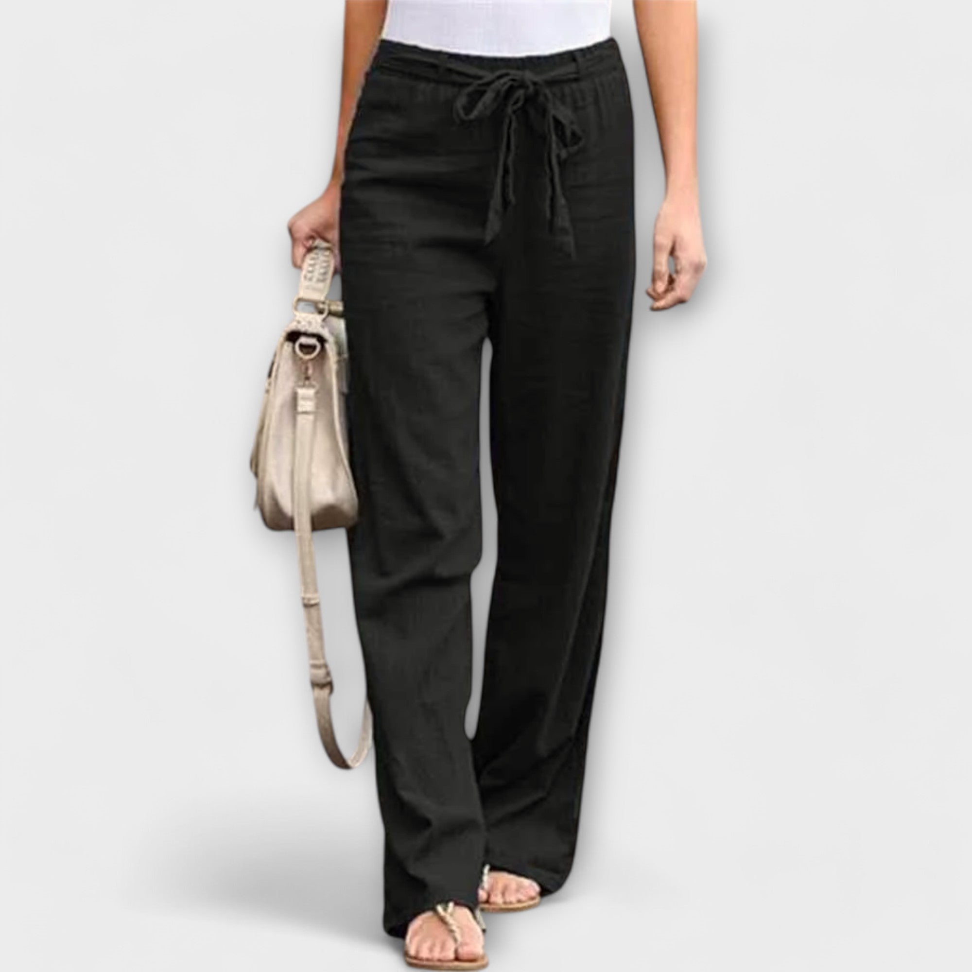 Mira - Pantalon en lin frais et élégant