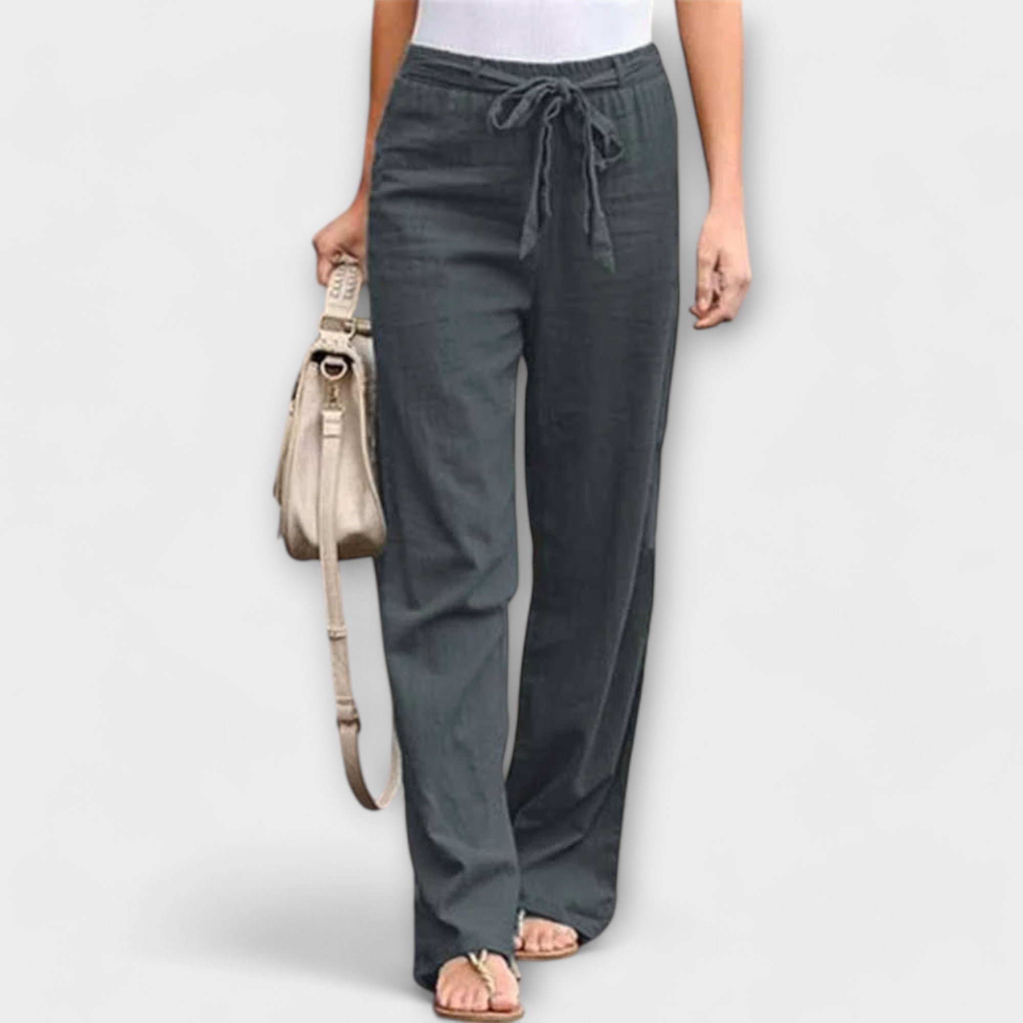 Mira - Pantalon en lin frais et élégant
