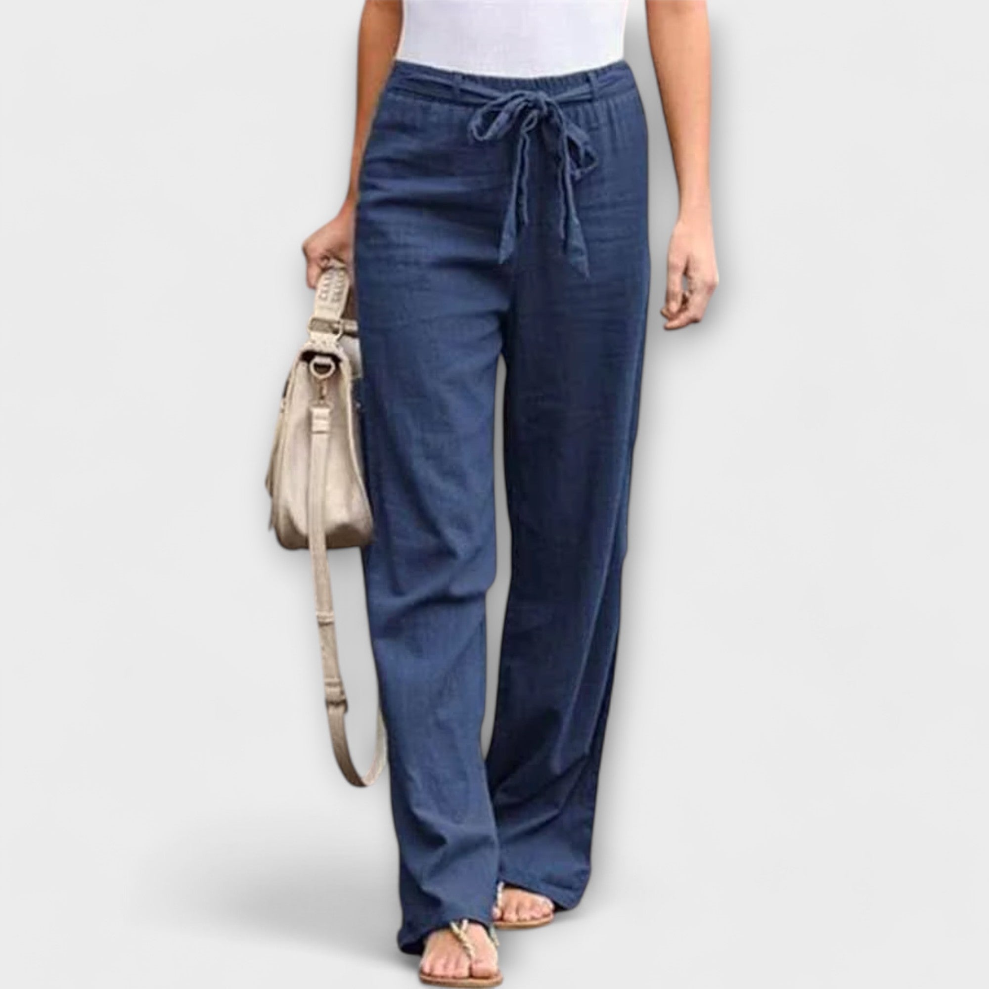 Mira - Pantalon en lin frais et élégant