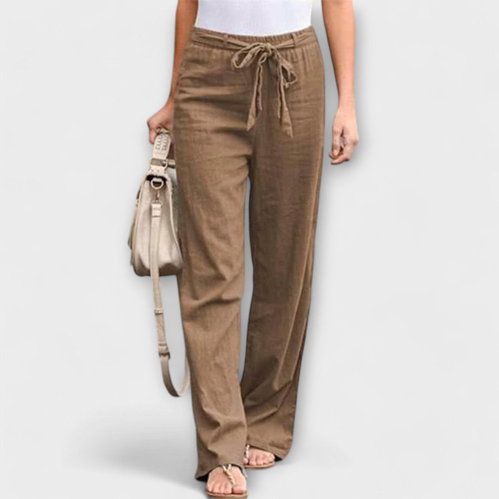 Mira - Pantalon en lin frais et élégant