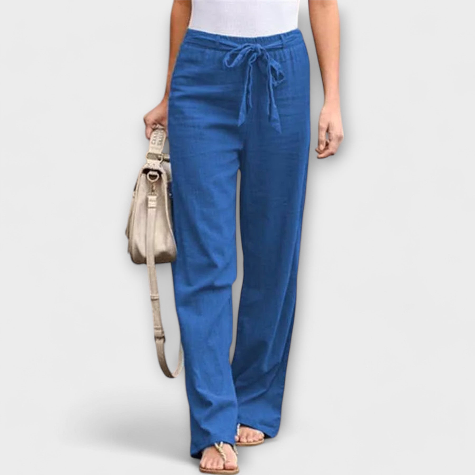 Mira - Pantalon en lin frais et élégant
