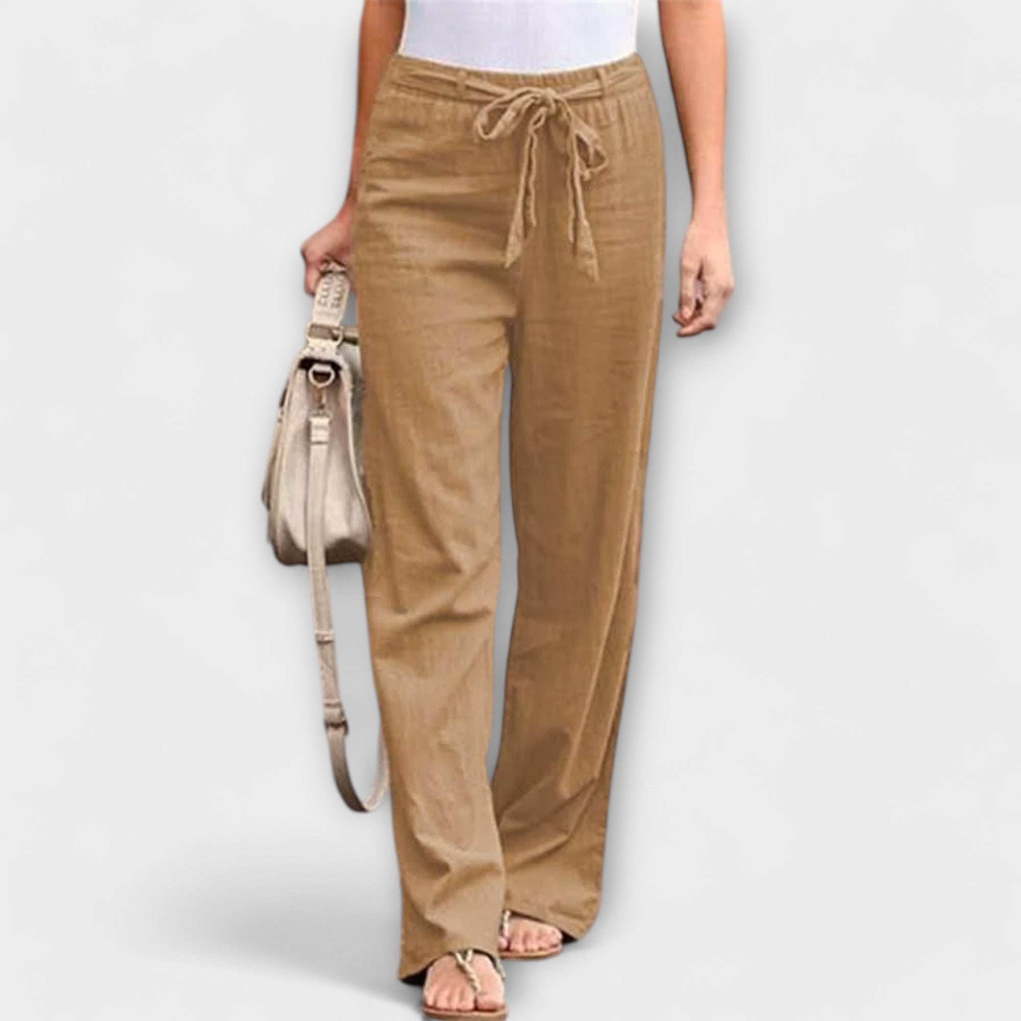 Mira - Pantalon en lin frais et élégant