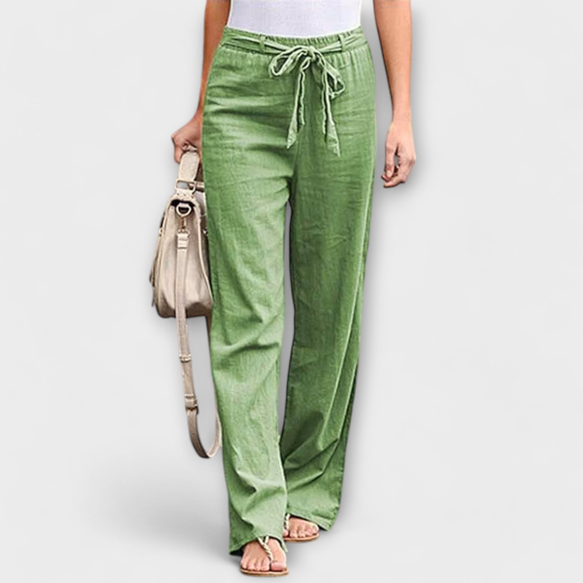 Mira - Pantalon en lin frais et élégant