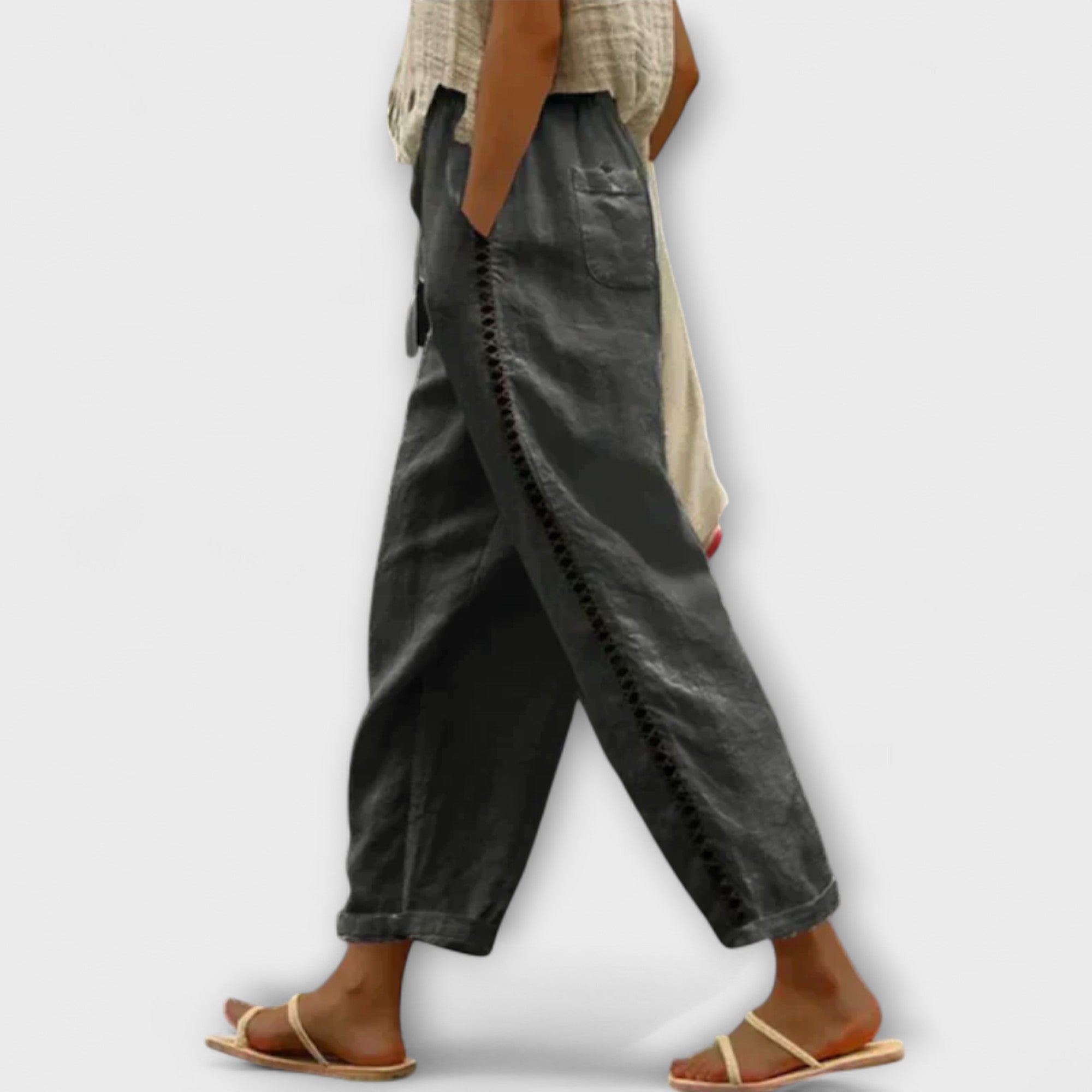 Mira - Pantalon en lin de haute qualité