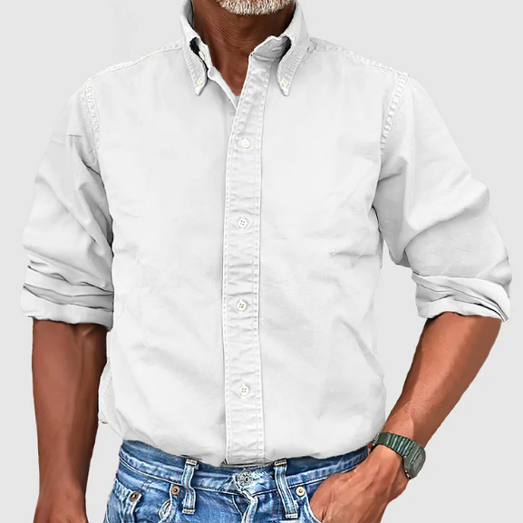 Lucas - Chemise classique pour homme à manches longues