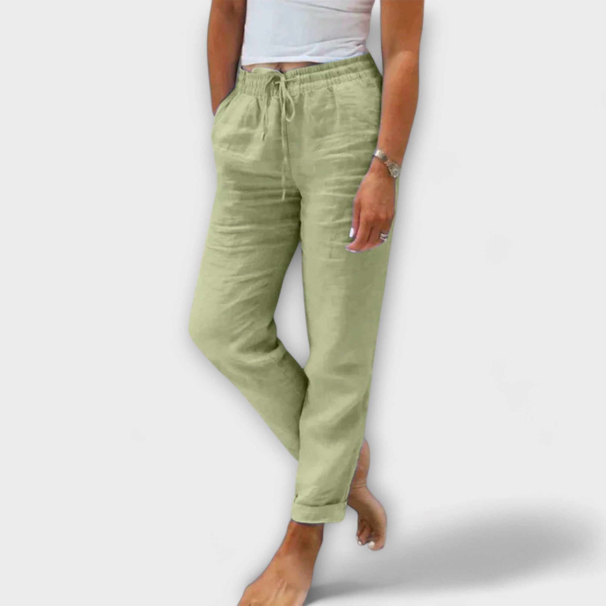 Mira - Pantalon en lin élégant