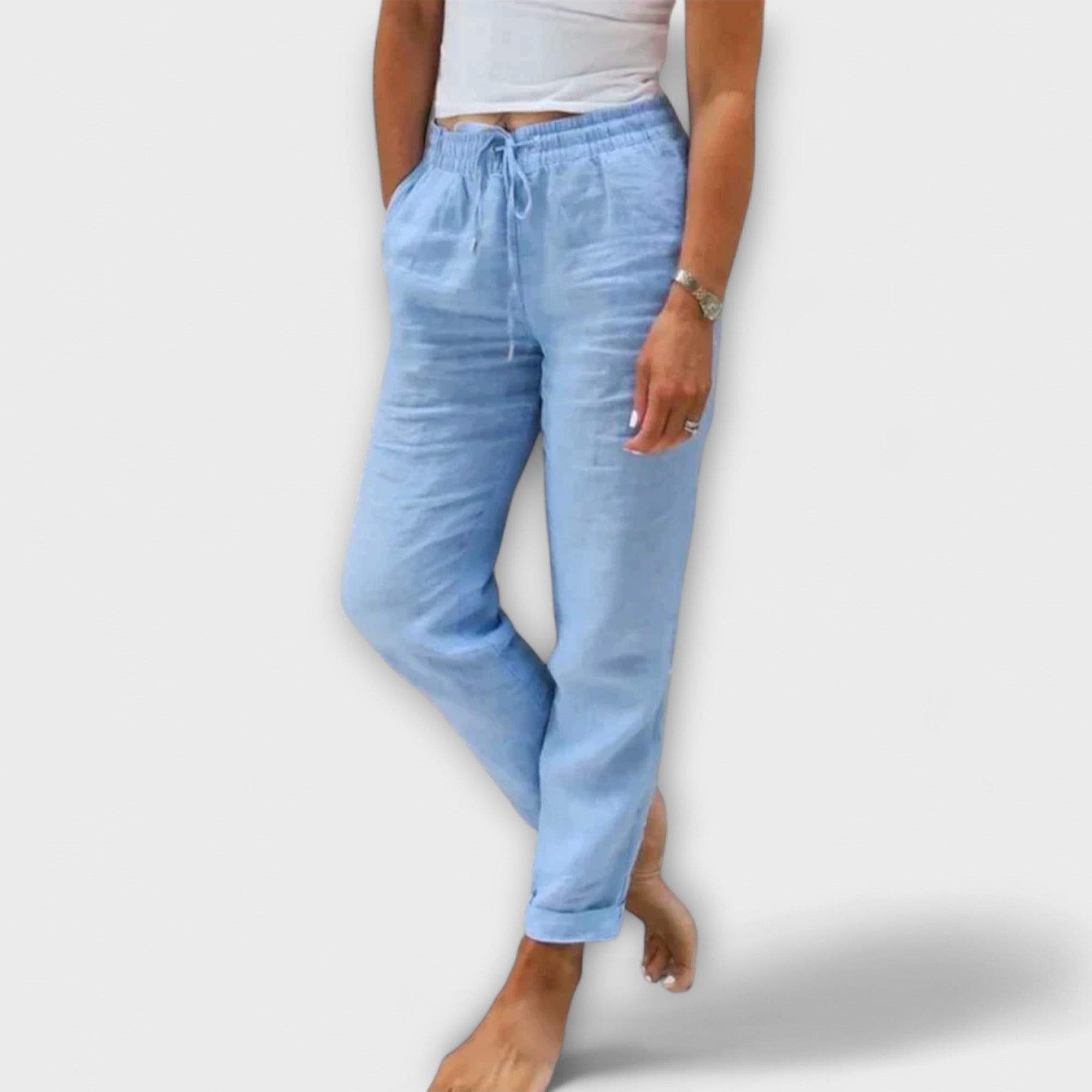 Mira - Pantalon en lin élégant