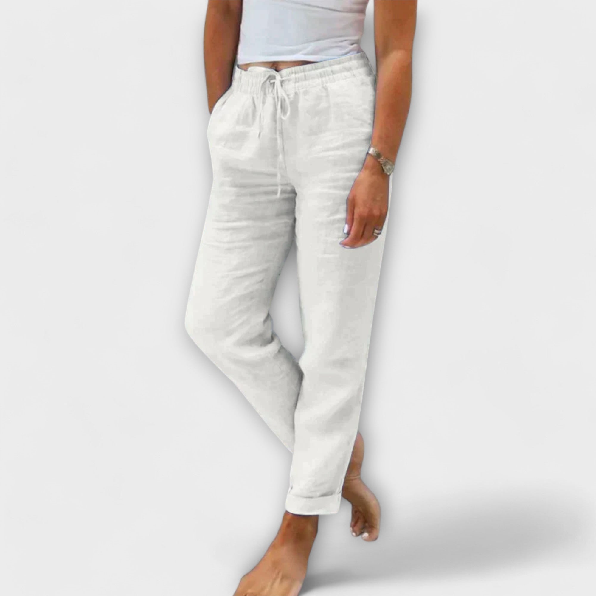 Mira - Pantalon en lin élégant