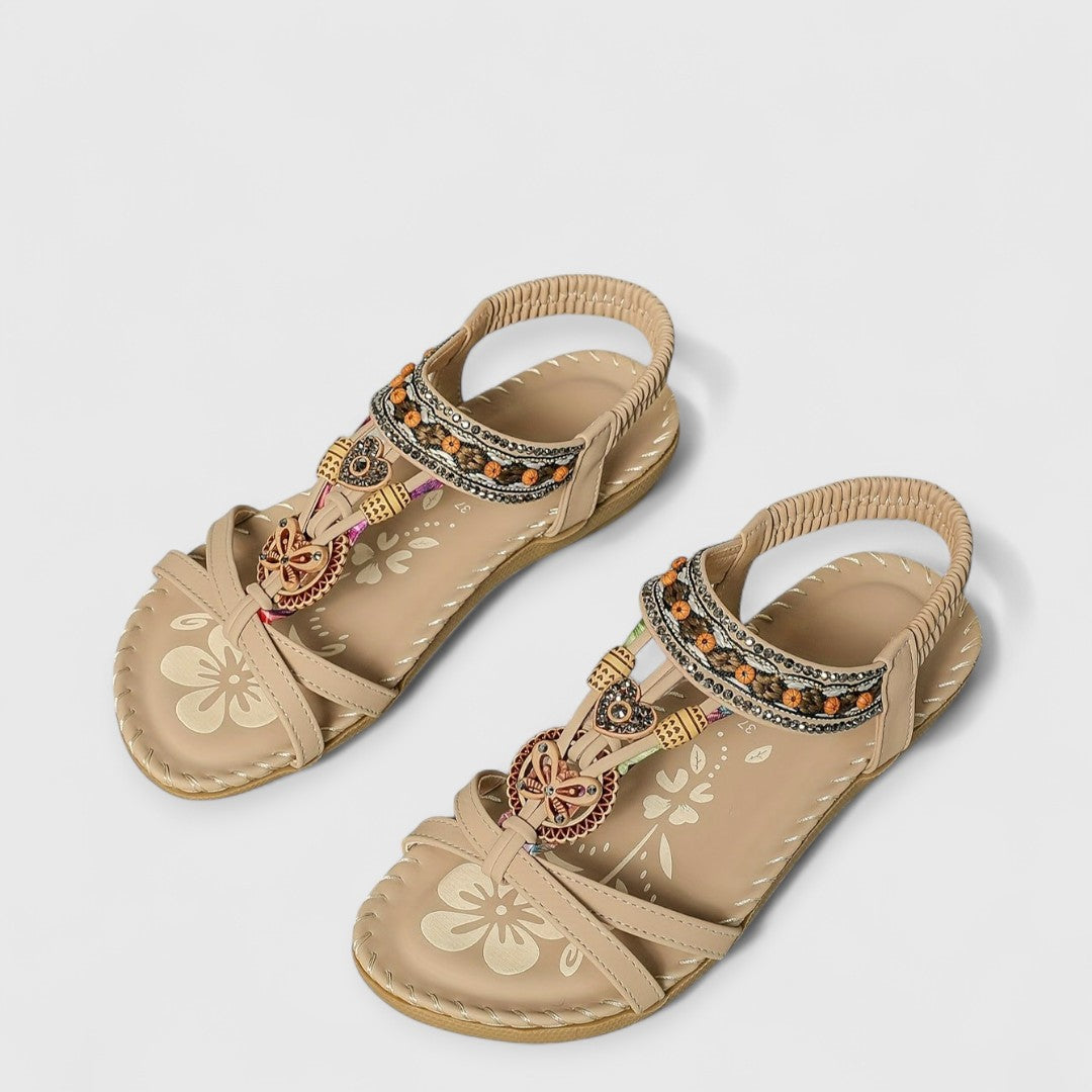 Léa – Sandales boho plates