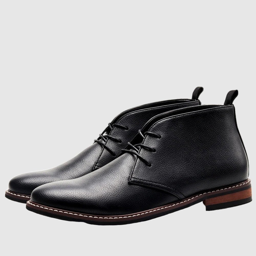 Viktor – Chaussures de travail en cuir noir