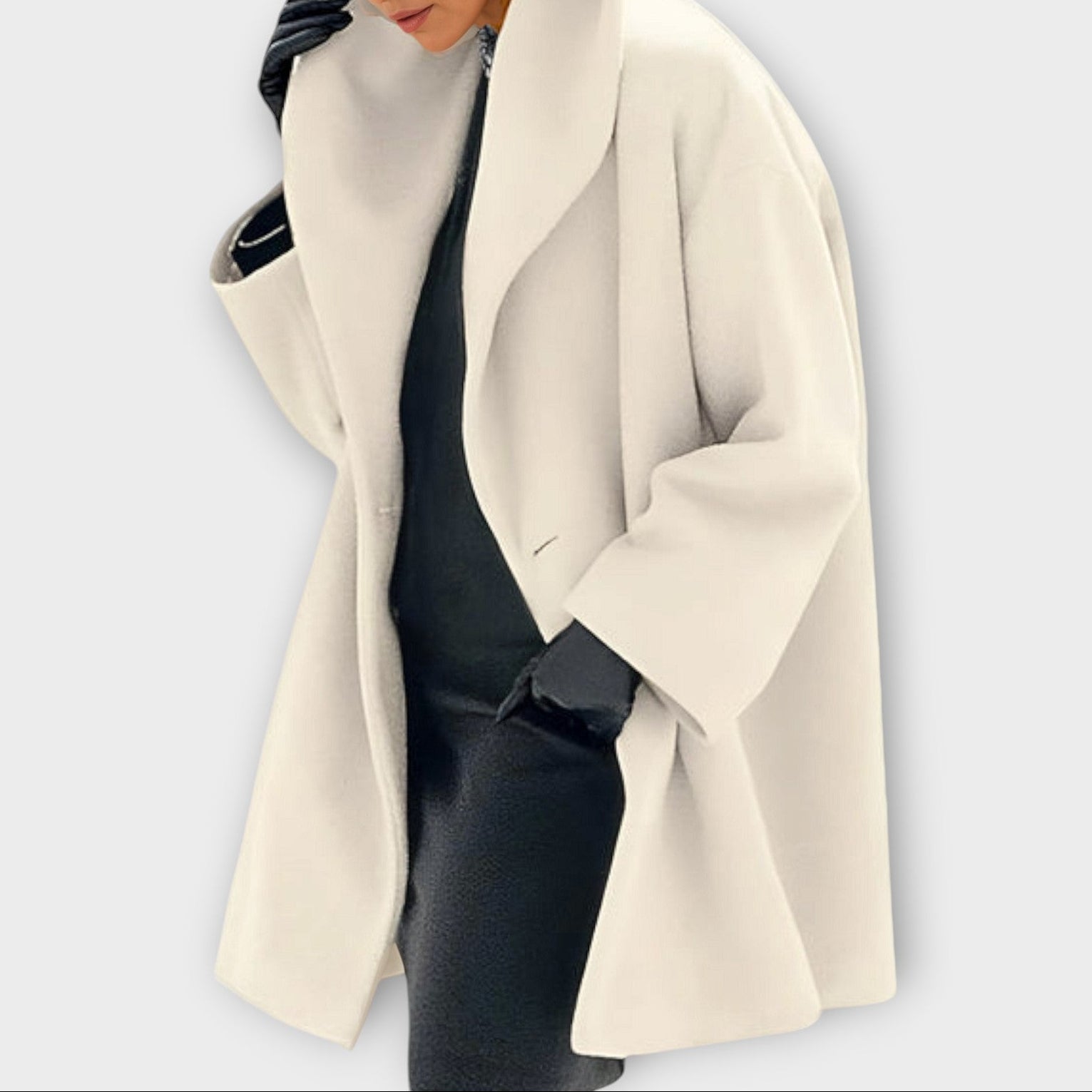 Jelena – Manteau d'hiver élégant à coupe allongée et décontractée