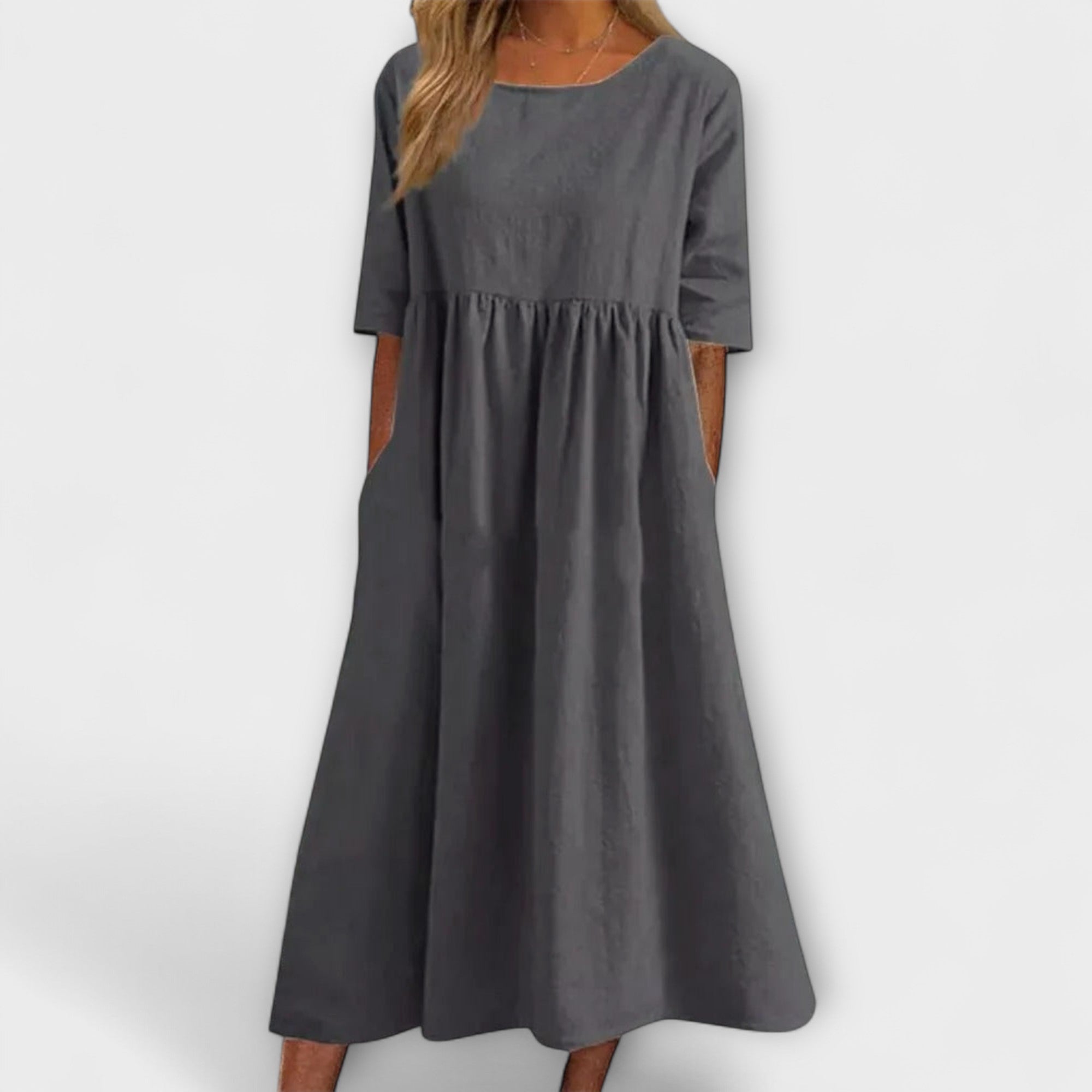 Léna - Robe à coupe décontractée et flatteuse